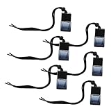 Toyvian 6 piezas Ambientadores para Coche Botellas de Perfume Recargables Difusores de Aceite Esencial Colgantes Frascos de Vidrio Resistentes para Neutralizar Olores Vehículos Hogar y