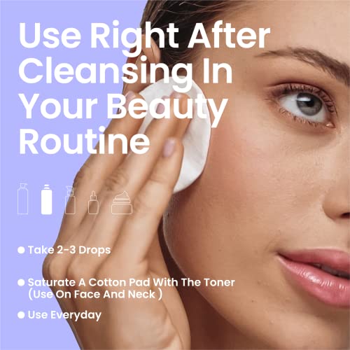 PORTION Face Toner - 200ml - Toner Gesicht für Gesichtsreinigung, Beruhigendes Gesichtswasser, 100% Vegan, wasserbasiert - Image 7