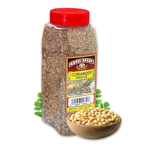 Angel Brand Coriander Whole Seeds 11oz Bottle