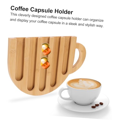 Porte-capsules vertical compact pour optimiser le rangement du café - 7