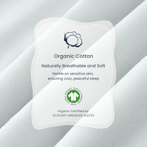 Image of Unisex Sleeping Bag for Babies and Toddlers 1.0 Tog Sleep Sack 0-6 Months, Newborn Sleep Sack, Wearable Blanket Baby, One Piece Long Sleeves, Gifts for Baby