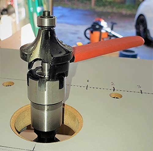 1/2 Zoll Shank Router Bit Collet Extension Adapter – Mit ER20 Spring Collet & Schraubenschlüssel, Für 1/4 & 1/2 Zoll Fräser