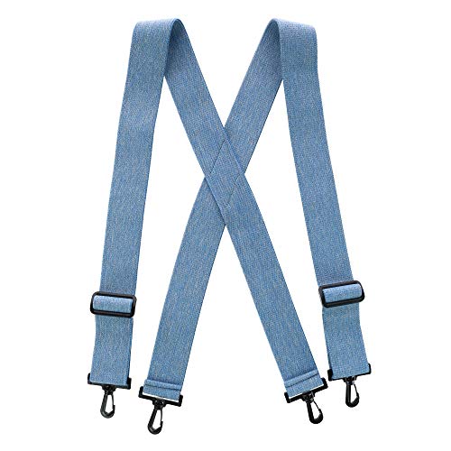 Tirantes en X elásticos de alta calidad CTM para hombre con ganchos plásticos