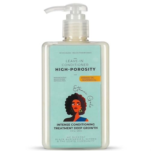 High Porosity Leave In Conditioner, with Shea Butter & Aloe - 9.5 fl oz - Deep Moisturizing...