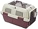 Dehner Skrzynia transportowa dla psów lub kotów Robbi, ok. 57 x 37 x 35 cm, tworzywo sztuczne/metal, czerwony/szary