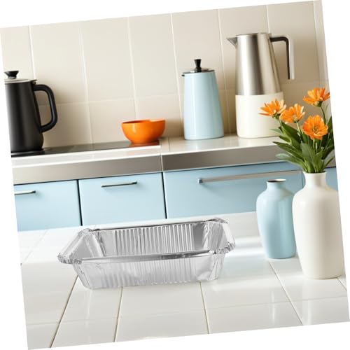 Bandejas de aluminio de 1000ml resistentes al calor para cocinar y llevar 7
