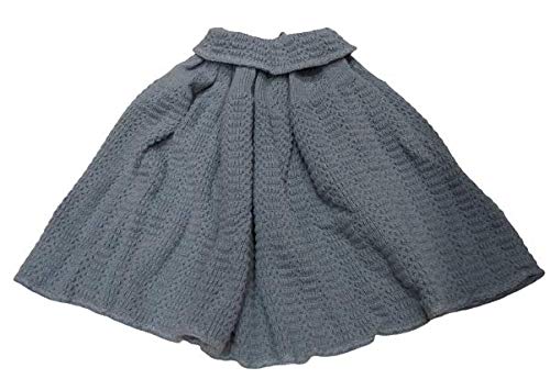 TOQUILLA DE PUNTO ABUELA, PELERINA, COLOR GRIS