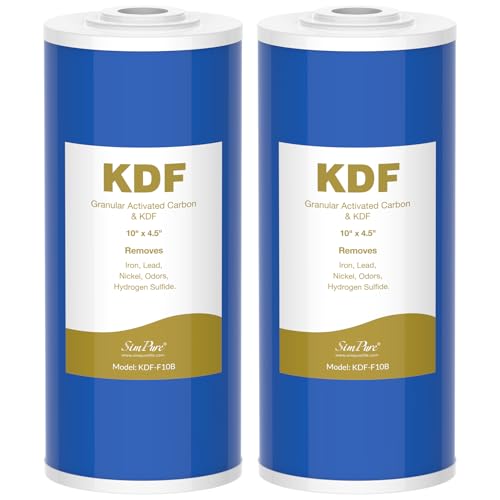 SimPure 10 x 4.5 Whole House GAC Carbon and KDF Water Filter Cartridge