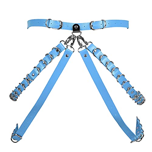 Leather strap Waist belt Body harness for women Dance Rock Photography Gothic Punk Festival rave Halloween