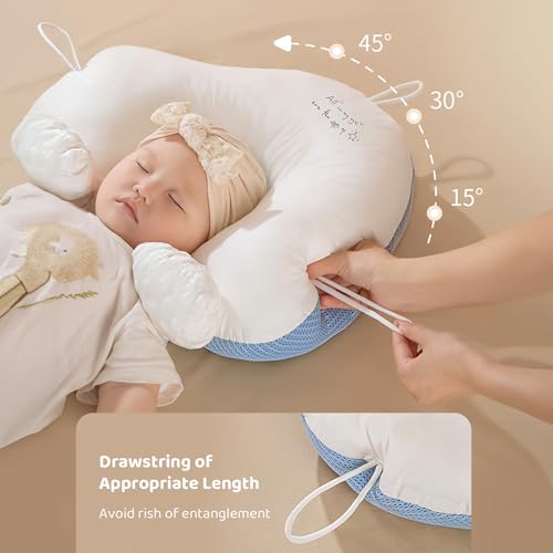 Image of StarAndDaisy Newborn Baby Nursing Pillows, Breastfeeding and Bottle Feeding Pillow, Baby Correcting Head Deviation, Breathable Washable Protection Cushion, Suitable for Babies 0-36 Months