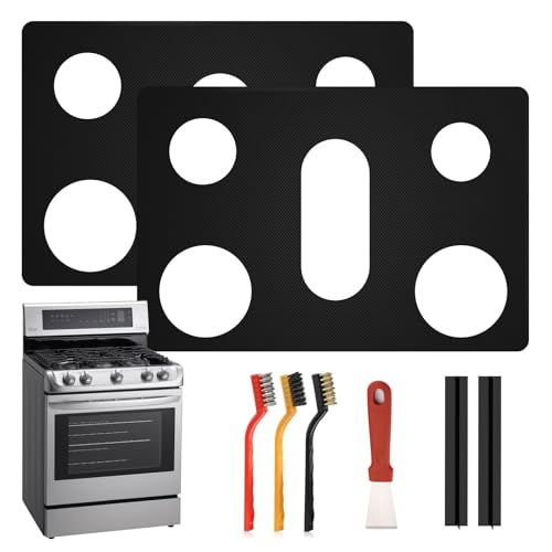 Loszaral 2Pcs Stove Guard for LG Gas Ranges Stoves, Stove Top Covers for Gas Burners - 5 Burner...