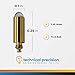 Technical Precision 3.5V Otoscope Replacement Bulb for Heine X-002.88.044 2.45W Xenon Halogen Otoscope Bulb for Physicians û 1 Pack