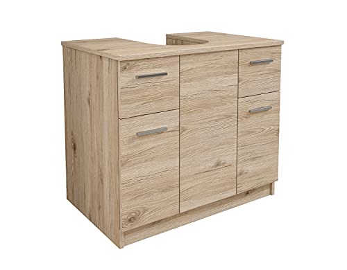 MaMa Store Base Copricolonna Sottolavabo con 2 Ante e 2