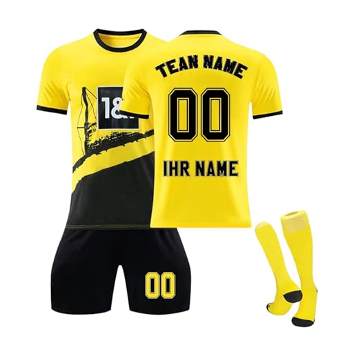 BVB Personalisiertes Fußball Trikot Kinder Personalisiert Trikot mit Namen...