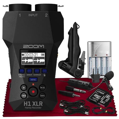Amazon | Zoom H1 XLR ハンディレコーダー、32ビットフロート、2