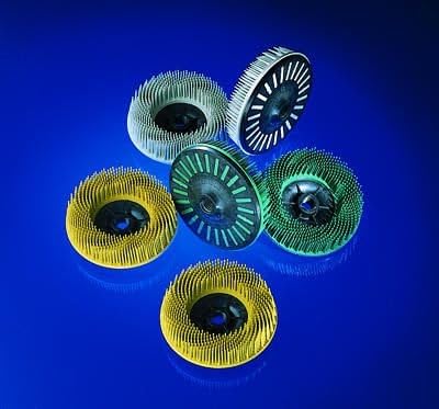 3M ABRASIVES 048011-27685 "Scotch Brite Bristle DISC 7"x0.88" Green