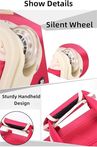 Rolling Duffel Bag With Wheels，Trolley Travel Bag Expandable, Lightweight & Waterproof Expandable Carry On Luggage For Unisex, For Unisex Overnight Weekender Bag Ideal For Gym, Trave(Brown,Large)3