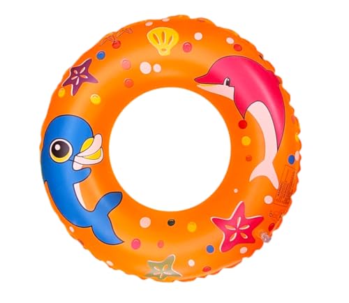 Inflatable Swimming Ring, 50-90 cm,Pool Float, Multicolor (60 cm)