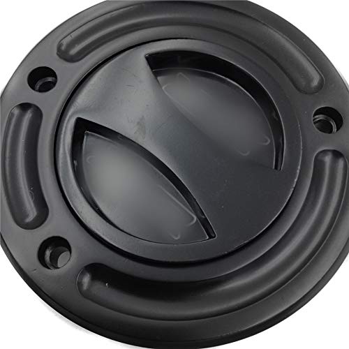 Zx14r Parts HTT Motorcycle Chrome Keyless Gas Cap Twist Off Fuel