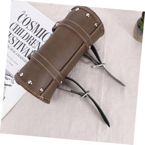 Bolsa de herramientas para alforja de motocicleta con correa de montaje, almacenamiento redondo para bicicleta eléctrica miniatura 6