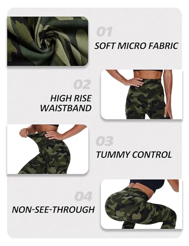 Image of ZOOSIXX High Waisted Leggings for Women Tummy Control Soft Workout Lounge Gym Pants