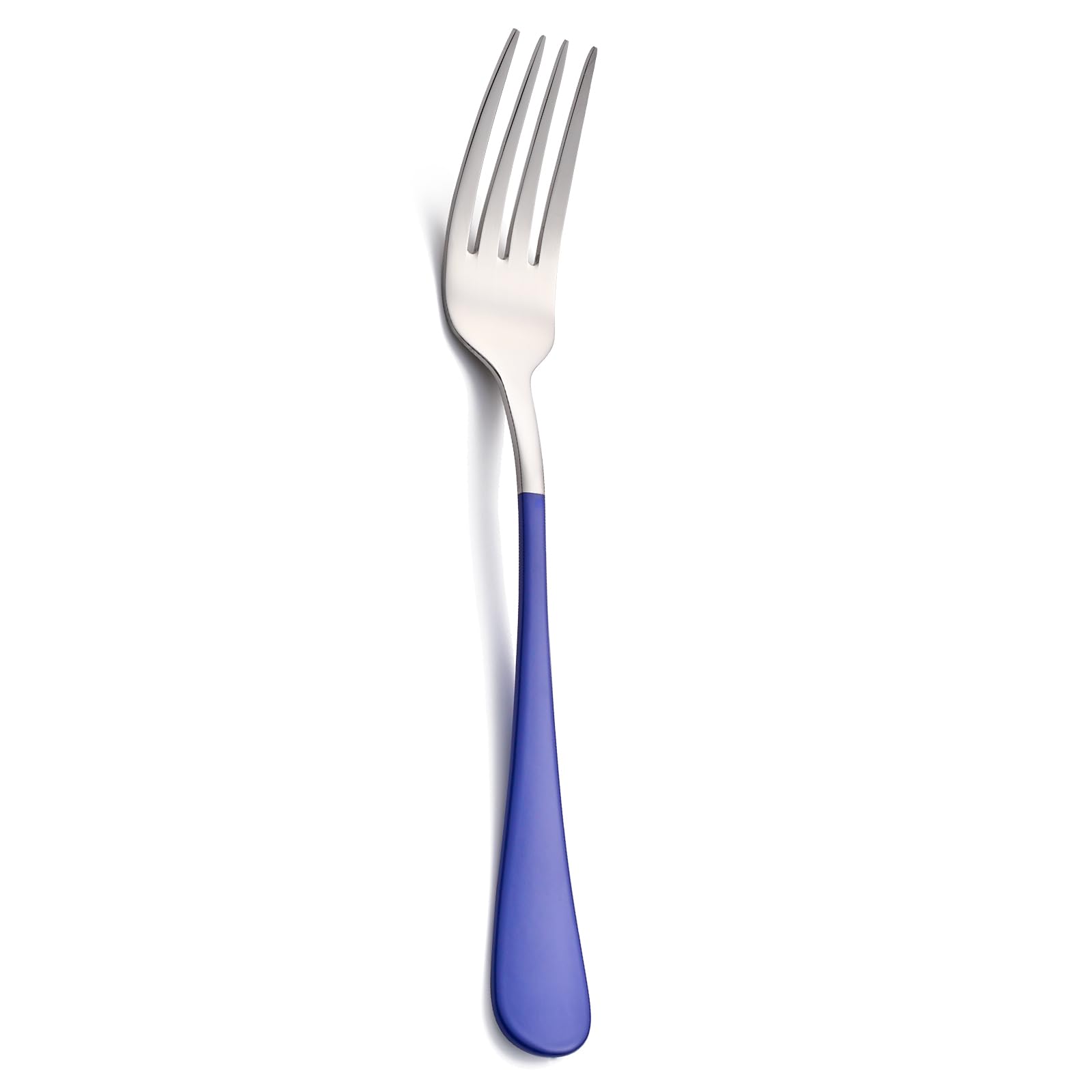 Dinner Forks,24 Pieces Blue 18/0 Stainless Steel Silverware Forks,Table Forks,Flatware Forks,8 Inches,Mirror Polish & Dishwasher Safe,Use for Home,Kitchen or Restaurant