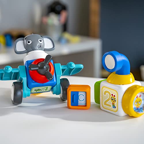 Image of Baby Einstein Connectables 11 Piece Set STEAM Learning Magnetic Blocks Baby 6 Months+ Toddler Montessori Toys for 1 2 3 4 5 Year Old (Pack of 2)