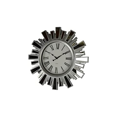 Three Star 19" Silver Starburst Clock Cover