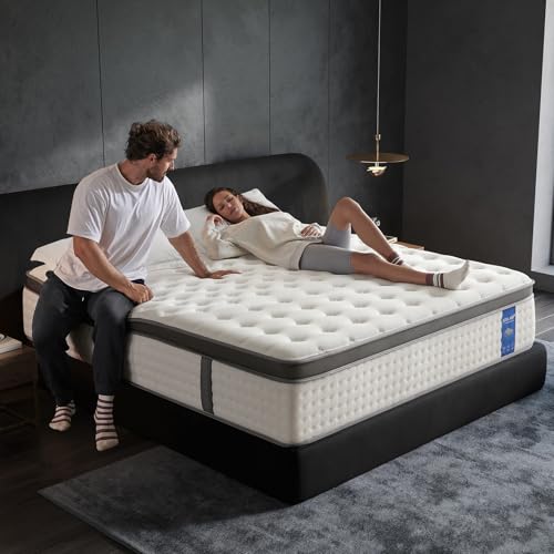 What are the Best Mattresses for Side Sleepers: Top Comfort Picks 6 KOULABR Z 14 Inch King Size Mattress – The Feel Most Sleepers Prefer | Hybrid Gel Memory Foam Comfort & Balanced Support for Back and Side Sleepers – Medium-Firm