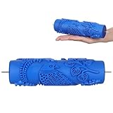 Gadpiparty Stuckroller Trockenbau Texturwalze Gummi 7 Zoll Farbrolle für Wandgestaltung und...
