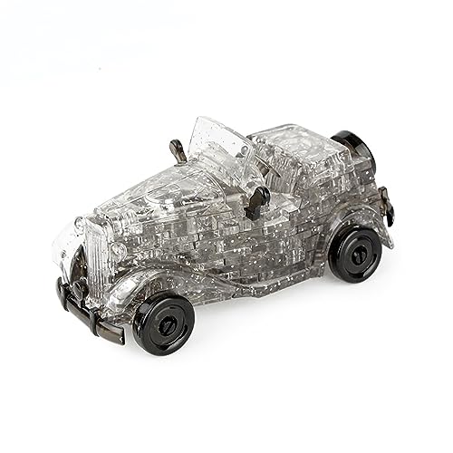 BTYYIHEX 3D Crystal Classic Car Puzzle, Crystal Puzzle Brainteasers for Puzzlers Ages 16 and Up, 54PCS(Black) by BTYYIHEX - Used condition - US$13.51