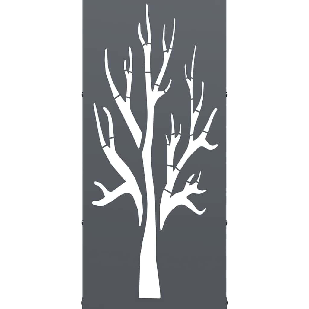 Regał na drewno kominkowe, antracyt, 40 x 30 x 80 cm, ze stali walcowanej na zimno – stabilny stojak na drewno opałowe o dużej pojemności na suche drewno opałowe, idealny jako regał na drewno