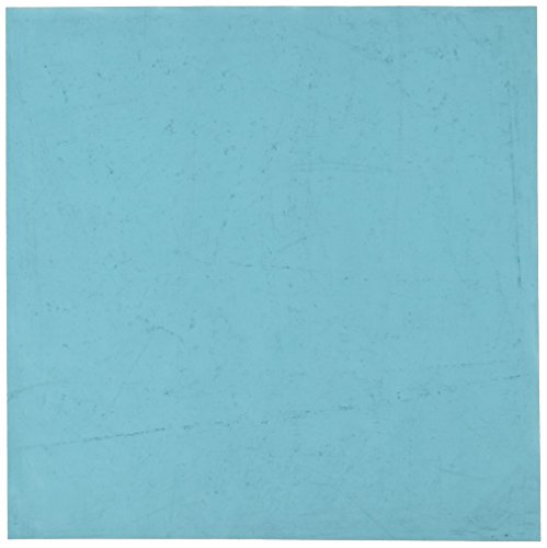 Crosstex 19302 Dental Dam, Latex, Unflavored, Thin Gauge, 6  x 6  Size, Blue (Pack of 36)