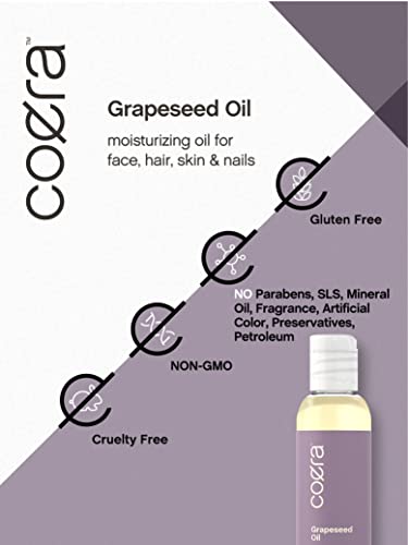 Grapeseed Oil | 4 Fl Oz | Moisturizing Oil For Face, Hair, Skin And Nails | Free Of Parabens, Sls, & Fragrances #TOP3