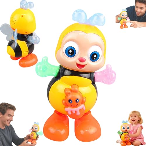 Jeeeun Juguete De Abejita Con Musica Chiquitita Bee Abejita Chiquita with Musica Dancing and Swaying Dancing Bee with Music & Led Lights (Little Bee)