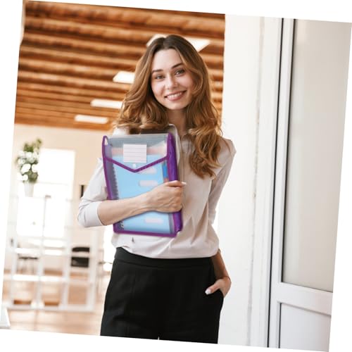 Pochette porte-documents A4 verticale Gatuida en polypropylène extensible - 6