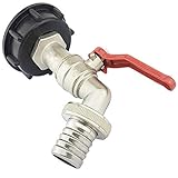 Lieferumfang: 1x IBC-Adapter + 1x Auslaufventil + 1x Teflonband