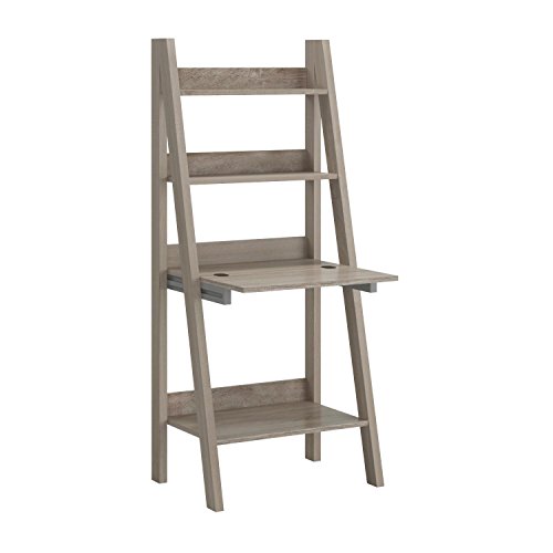 Monarch Specialties Ladder Desk-Bookcase-Wall Bookshelf-Stand Shelf, 61