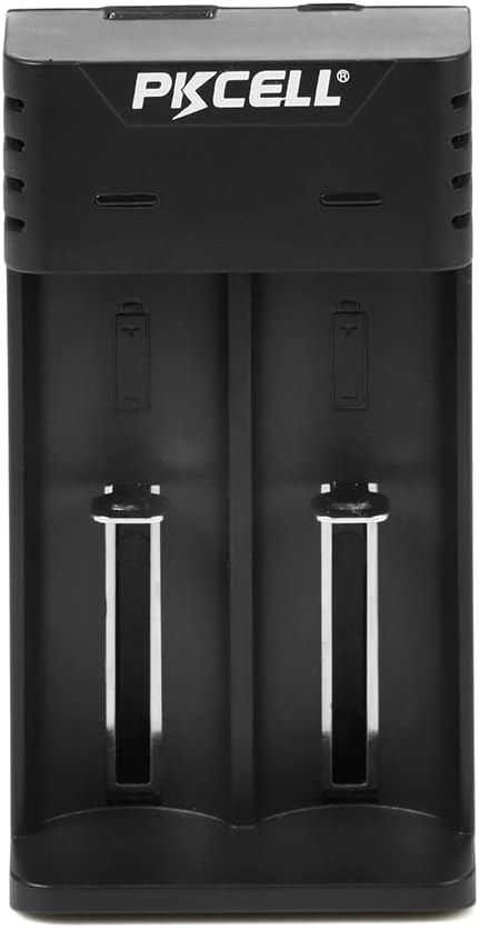 18650 Battery Charger, 2 Slots High Performance USB Batteries Charger, Li-ion Battery Charger, Smart Universal Multifunctional Charger for 18650 14500 16340 22650 : Electronics