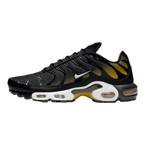 Nike Zapatillas Air Max Plus Código DM0032-013 Negro, Negro Blanco Dorado, 46 EU