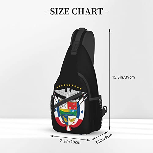 Mochila cruzada unisex negra estilo bandolera miniatura 4