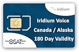 OSAT Iridium Canada / Alaska Northern Lights 200 Mins Prepaid Satellite phone...