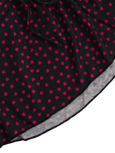 Image of MakeMeChic Women's Pajama Bottoms Floral Print Tie Front Micro Short Side Slit Summer Lounge Shorts