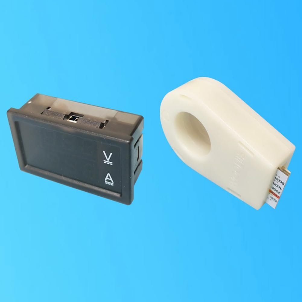 PRATYAHARA Amperímetro de efecto Hall Voltímetro DC 0-300V 200A Monitor de Batería LED Medidor de Voltaje de Corriente Digital 12V 24V 36V 48V 60V Coche Reutilizable Fácil de Usar