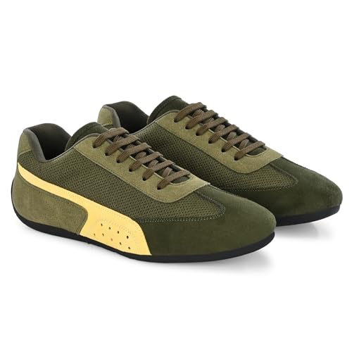 Image of Cruiser Sneaker for Men | Lightweight & Comfortable | Stylish Lace-Up Casual Footwear with Cushioned Insole | Perfect for Versatile Outfits (2645)