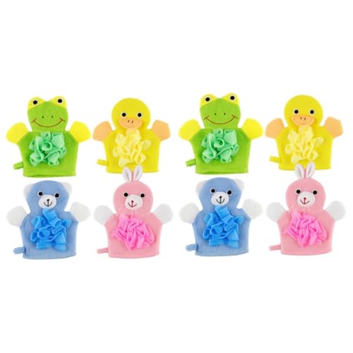 Éponge exfoliant pour enfant sans rayures pour un bain doux avec motifs animés robustes