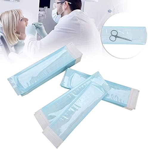200pcs/Box Self-Sealing Oral Sterilization Bag, Disposable Sealed Sterilization Bag, Oral Supply Cleaning Storage Bag, Dental Tool Sterilization Pouches (70 x 260mm)