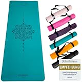 DIVASYA Premium Yogamatte rutschfest: Naturkautschuk...