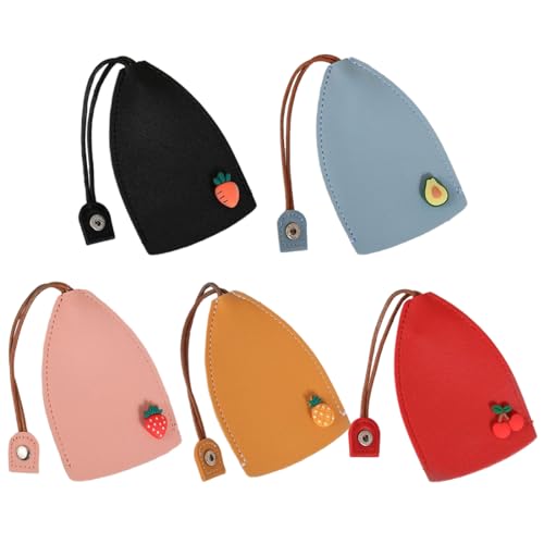 BYXG Llavero Mujer Llavero Cerrado Llavero Mujer Llavero Bolso Llavero Cuero Llavero Turbina Llavero Coche Llaveros Creativos 5 Piezas