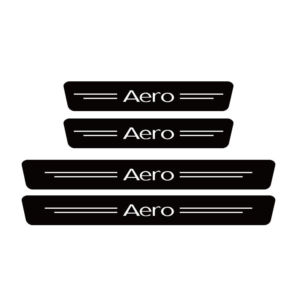SDYAYFGE 4Pcs Kick Plates Car Door Sill Protector,for SAAB aero